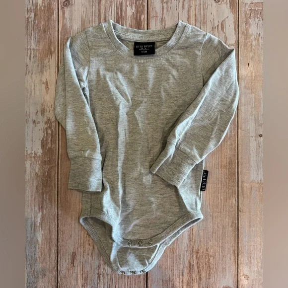 Little Bipsy Heather Gray Bodysuit - Picture 1 of 1